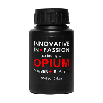 фото каучукова база для гель-лаку innovative in passion by opium rubber base, 30 мл