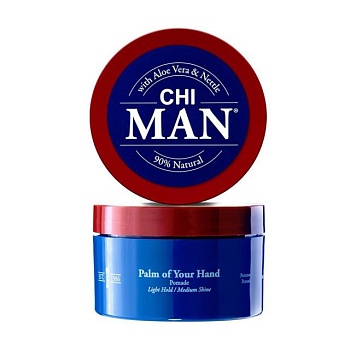 фото помада для укладання волосся chi man palm of your hand pomade, 85 г