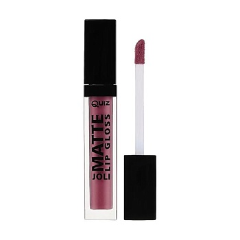 фото матовий блиск для губ quiz cosmetics joli color matte lipgloss 88м, 7 мл
