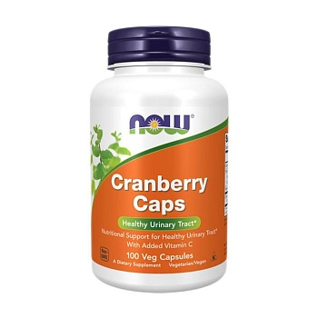 фото дієтична добавка в капсулах now foods cranberry caps журавлина, 100 шт