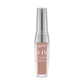 фото блиск для губ quiz cosmetics bliss lip gloss glam effect блаженство 15 glitter chocolate, 3 мл