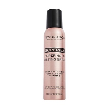 фото фіксувальний спрей для макіяжу makeup revolution superfix misting spray, 150 мл