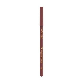 фото олівець для губ vollare cosmetics diamond look lipstick crayon 05 deep nude, 1 г